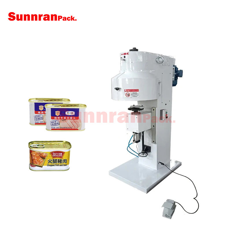 Semi Automatic Seaming Machine Rectangular Can Seamer for Canned Meat Fish