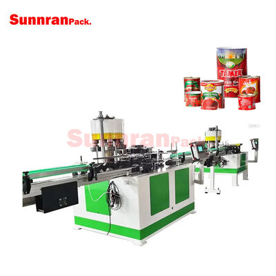Machine de fabrication automatique de boîtes de conserve de nourriture Machine de combinaison pour boîtes de poudre de lait