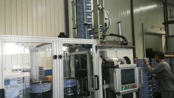 Machine de palletisation de seau en acier pour emballer le seau 10-25L conique