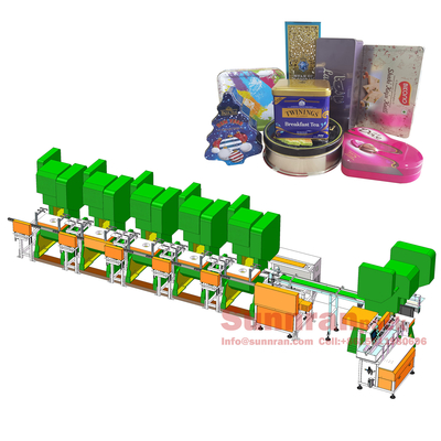 Le thé peut couvrir faire le biscuit Tin Box Making Machine