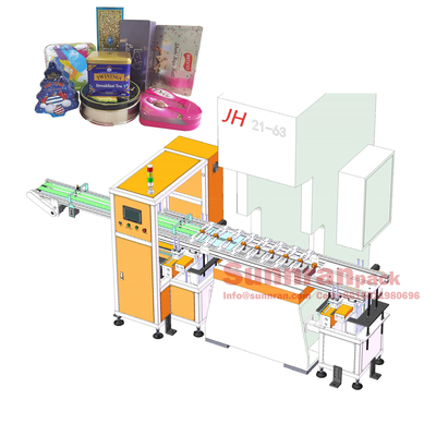 Ligne 3800x1300x1800mm Szie de Tin Can Making Machine Production de certificat de la CE